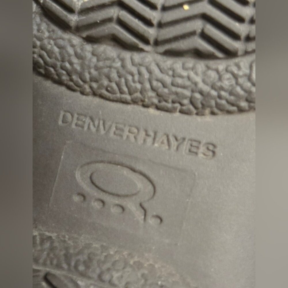 Denver Hayes Taupe Suede Faux Fur Winter Boots Women’s Size 7 Mid Calf Warm Zip - Picture 9 of 13